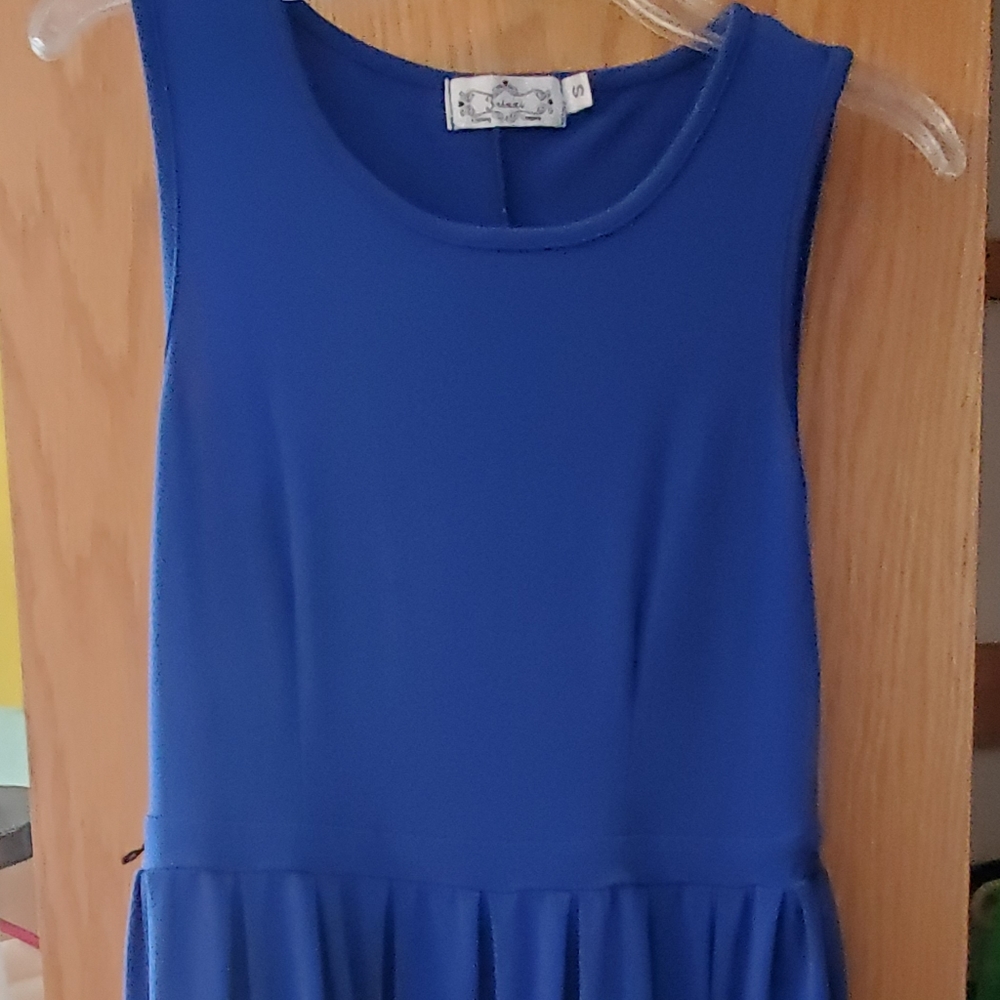 Blue dress